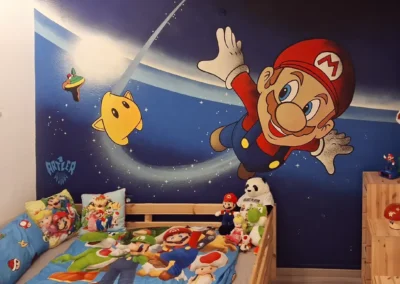 Super Mario Galaxy Wandbild